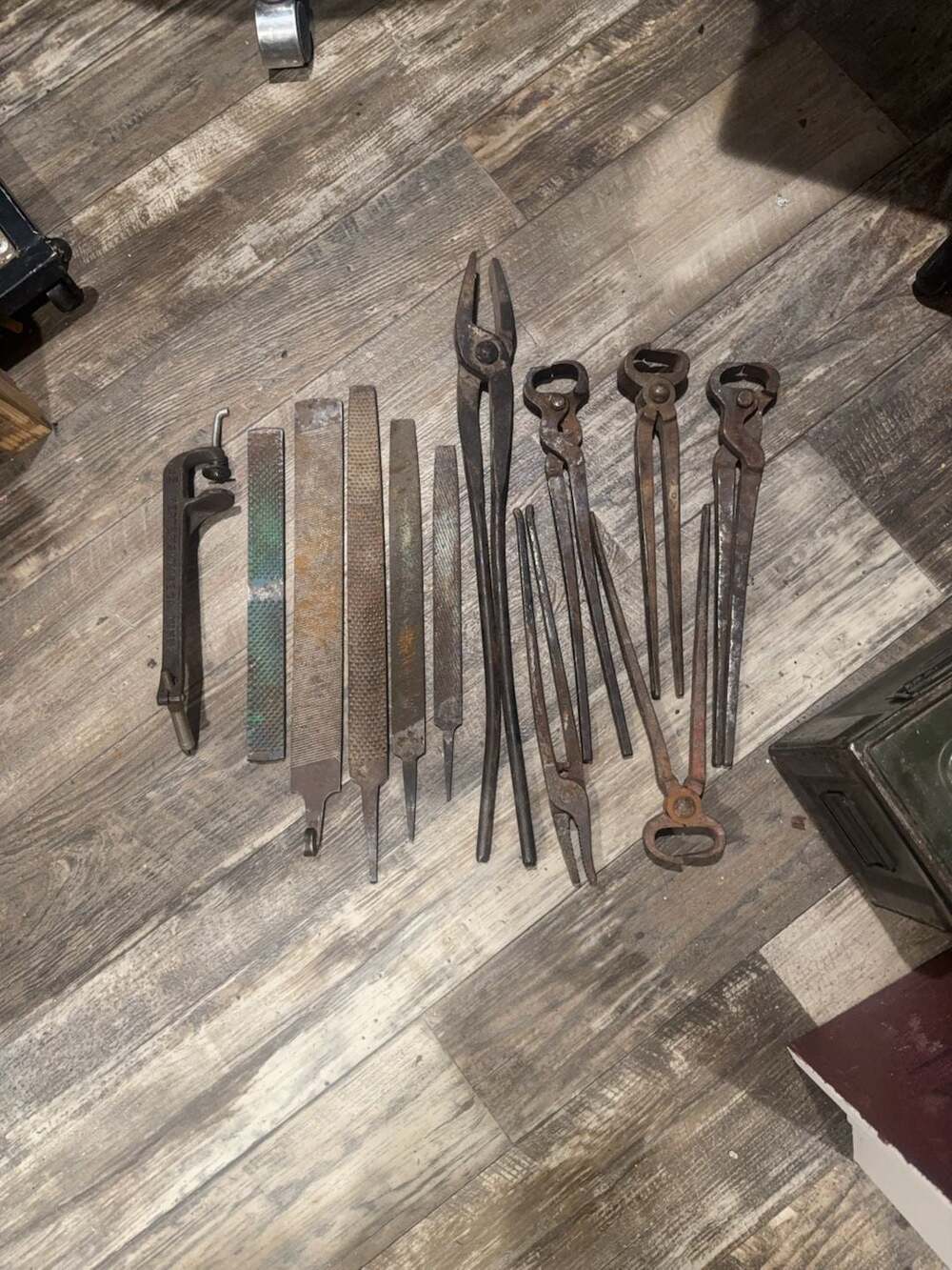 Vintage Blacksmith/Farrier 12 Tool Lot